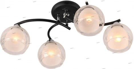IDLamp Nerina 845/4PF-Blackchrome