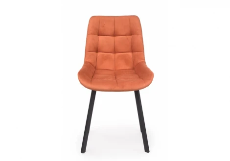 Стул на металлокаркасе Челси 360 П терракотовый (zd 432) / черный np 632525