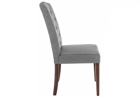 Обеденный стул Woodville dark walnut / fabric grey 11022