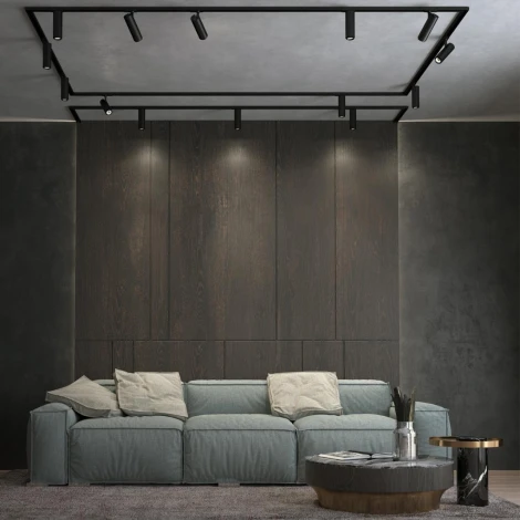 Трековый светильник Novotech Nail 359029 (регулировка яркости, LED, 220V, круглые)