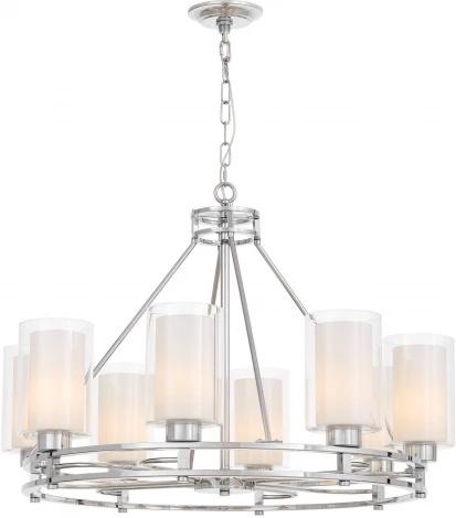 Подвесная люстра Lumina Deco Marietta LDP 8025-8 CHR+WT