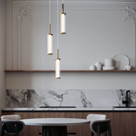 Подвесной светильник Eurosvet Stark 50386/3 LED латунь