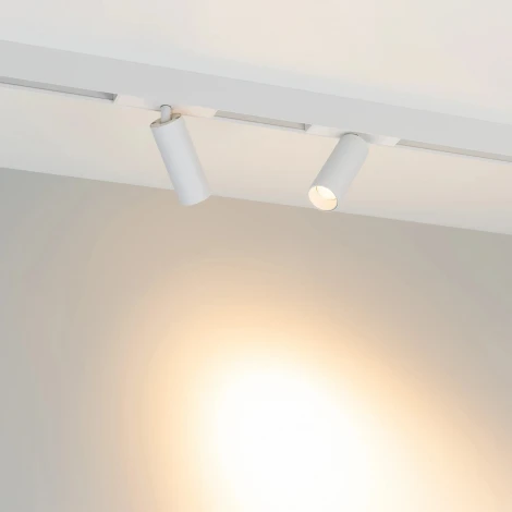 Трековый светильник MAG-SPOT-25-R90-9W Warm3000 (WH, 30 deg, 24V) (Arlight, IP20 Металл, 5 лет) 050045