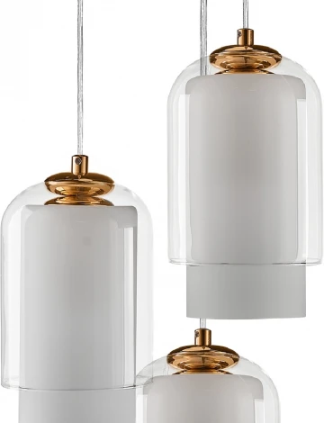 Подвесной светильник 33 ИДЕИ PND105.03.16FG3.001.WH-M16WT (220V, на проводе, круглые)