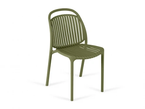 Комплект стульев Scoop 4 шт. ОГОГО Обстановочка! 966639 (Пластик/Оливковый)