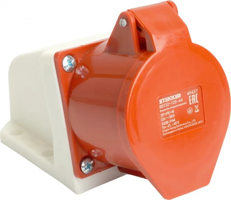 Розетка с защитной крышкой Stekker ST 49437