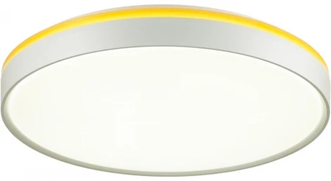 Настенно-потолочный светильник Sonex Kezo Yellow 7709/DL пластик/белый/желтый LED 48Вт 4000К D400 IP43 (220V, круглые)