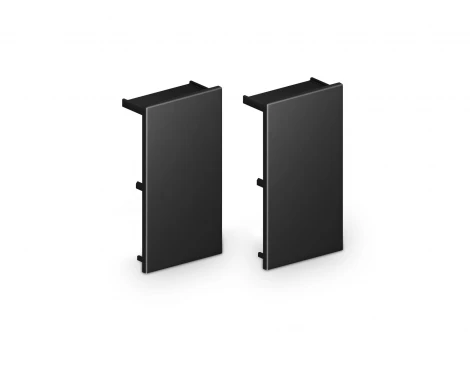 Комплект заглушек для накладного шинопровода черный 2шт Ambrella Magnetic Ultra slim 26 48В GV1172