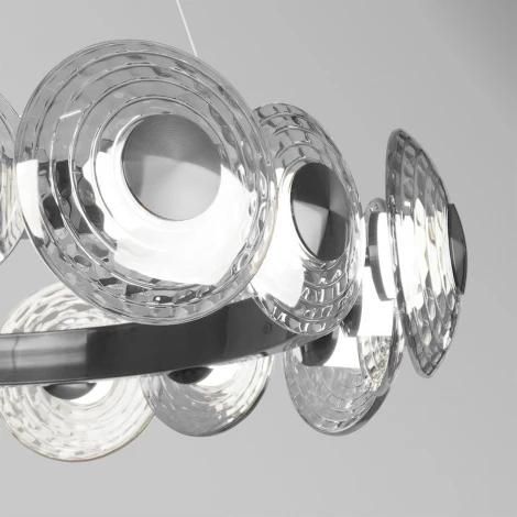 Подвесная люстра Favourite Claros 4643-16P (LED, 220V, на тросе, круглые)