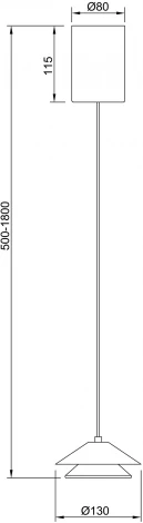 Подвесной светодиодный светильник Mantra Piccola 9030 (220V, на проводе)