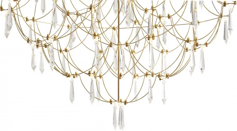 Подвесная люстра Freya Amela FR6138PL-L44BS (LED, 220V, на проводе)