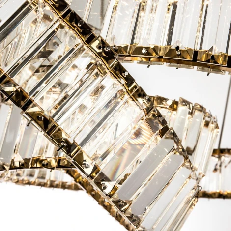 Подвесной светильник светодиодный хрустальный с регулировкой цветовой температуры Modelux MODESTYLE MS.9030.700 BS