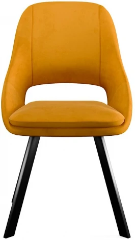 Стул DikLine 247 поворотный, Z280 апельсин, ножки черные