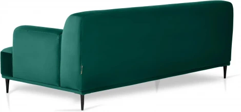 Диван Portofino 2-х местный ОГОГО (арт.810608), (Ткань/Зеленый,Черный)