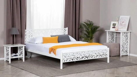 Кровать 180*200, белый шагрень Форвард Парма 102244