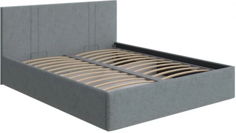 PROxSON Кровать Helix с бельевым ящиком (Ткань: Жаккард Tesla Графит) 160x200