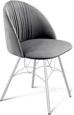 Стул SHT-ST35-1/S100 угольно-серый/хром лак Sheffilton 2347985303