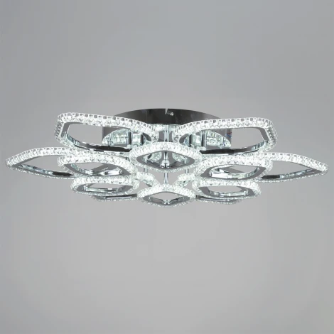 Потолочная люстра светодиодная на штанге с регулировкой цветовой температуры, яркости и ночным режимом Reluce 09865-0.3-6+6A CR