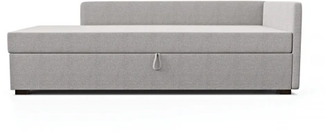 Диван-кровать Arsko Велес Угол правый рогожка серая