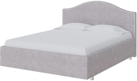 PROxSON Кровать Classic (Ткань: Велюр Лофти Серый) 80x200