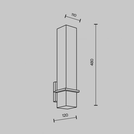 Бра Modelux MODESTYLE MS.211.480 BS