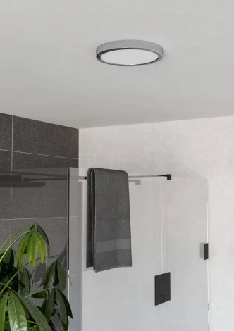 Настенно-потолочный светильник с регулировкой цветовой температуры Eglo Fueva 6 901763 11,5W(LED) 2700K, 4000K, 6500K, сталь, хром, белый