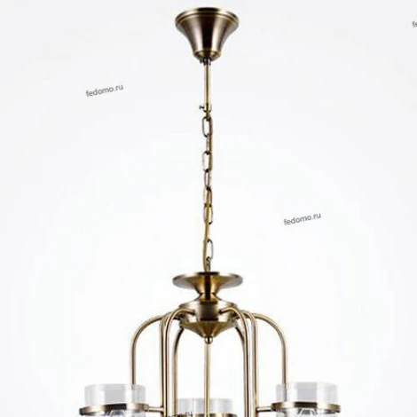 Подвесная люстра Eurosvet Consul 60040/9 античная бронза