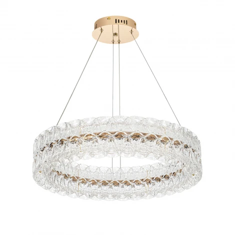 Подвесная люстра светодиодная с пультом с регулировкой цветовой температуры Modelux ML.8185.600 GD