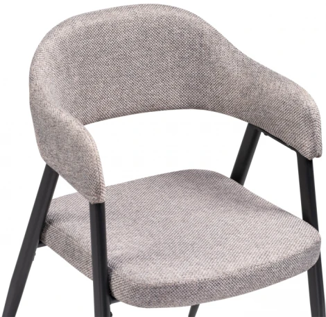 Стул Woodville на металлокаркасе Twin gray / black 15412