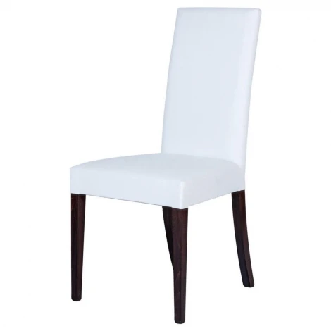 Деревянный стул Copenhagen Connubia Белый G8K эко-кожа