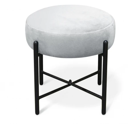 Банкетка Sheffilton SHT-B4 серое облако/черный муар от фабрики Sheffilton