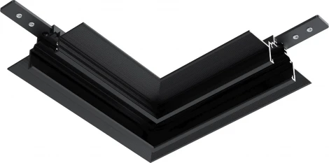 Коннектор угловой Exility для встраиваемого магнитного шинопровода Maytoni Accessories for tracks Exility TRAM034CL-42B