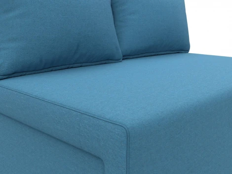 Диван прямой Лагуна (Голубой/Рогожка) Лига Диванов арт.125934