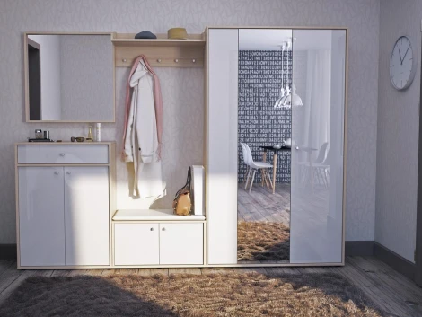 Зеркало настенное Latte ОГОГО 332513 (ясень коимбра)