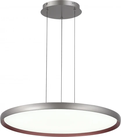 Подвесной светильник ST Luce Satellite SL6015.413.01 Темно-Серый/Белый LED 1*45W (220V, пульт управления, на тросе, круглые)