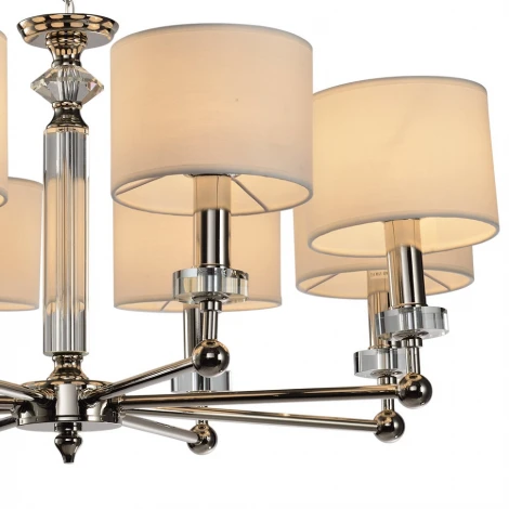 Подвесная люстра Lumien Hall Salento LH1049/8H-NK-WT