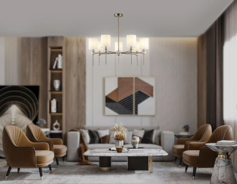 Потолочная люстра на штанге Ambrella High Light LH72373 (220V)