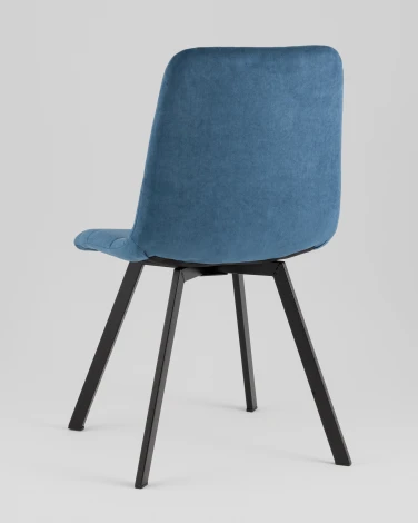 Стул Одди Original Square велюр синий Stool Group УТ000042516