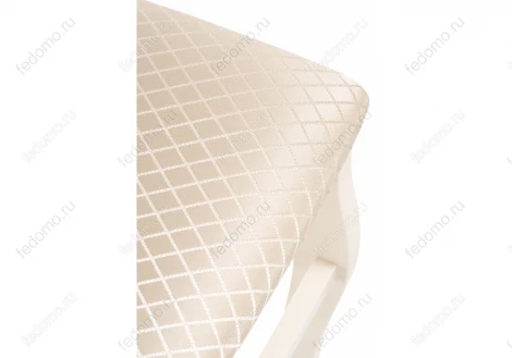 Табурет Woodville Хаконэ молочный / ромб 450688