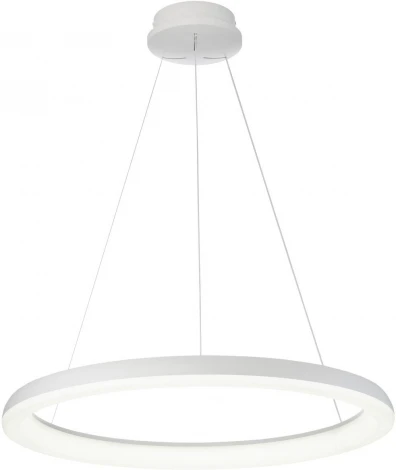 Подвесной светильник светодиодный с пультом Citilux Юпитер CL730B090S (регулировка яркости, 220V, на тросе, кольцо)