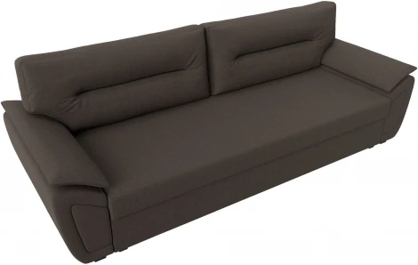 Диван прямой Нэстор Лайт (Коричневый/Рогожка) Лига Диванов арт.121552