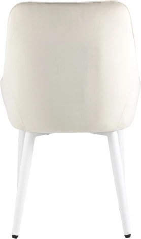 Стул Диана велюр кремовый ножки белые 4 шт Stool Group (арт.УТ000037405)