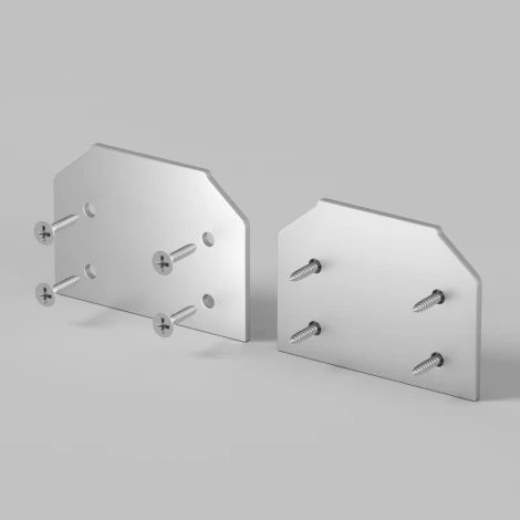 Заглушка торцевая к профилю 2шт Maytoni Technical Accessories for tracks Exility TRAM034MPEC-S