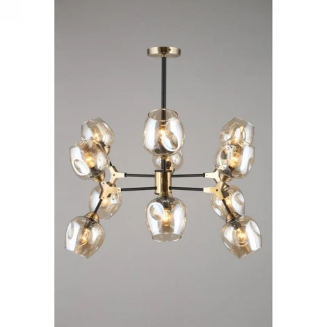 Потолочная люстра на штанге Omnilux 934 OML-93407-12 (220V, шарики)