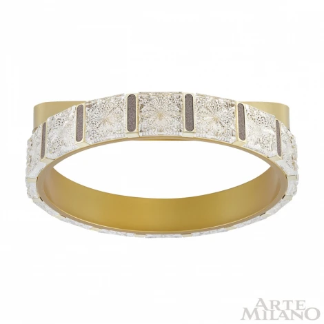 Потолочный светильник круглый Arte Milano Venezia 310183/D400 GD (регулировка яркости, LED, 220V, пульт управления, кольцо)