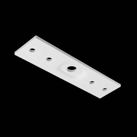 Коннектор прямой накладной белый Maytoni Accessories for tracks Exility TRA034C-21W
