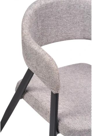 Стул Woodville на металлокаркасе Twin gray / black 15412