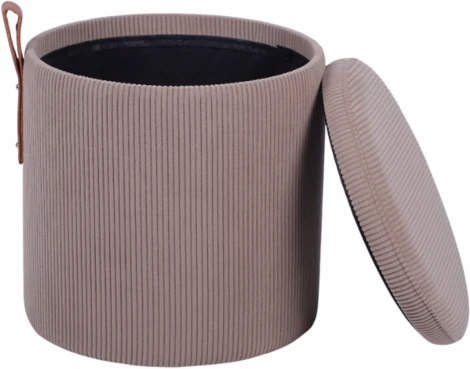 Пуф Stool Group Руни XS с ящиком вельвет тёмно-серый арт.УТ000040202