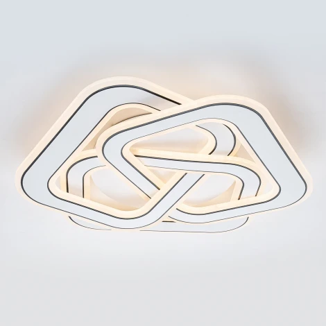 Потолочная люстра Escada Quant 10244/3 LED*140W White 10244/3LED (220V, пульт управления)