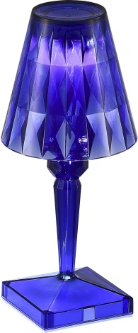 Настольная лампа с аккумулятором ST Luce Sparkle SL1010.714.01 Синий/Синий LED 1*3W (220V)